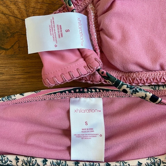 Pink/multipattern Swimsuit Two Piece - Picture 3 of 3